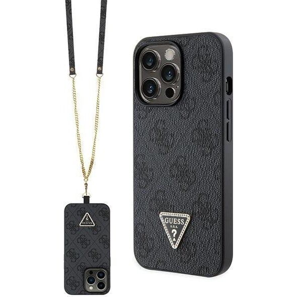 Guess Etui Guess GUHCP13LP4TDSCPK Apple iPhone 13/13 Pro hardcase Crossbody 4G Metal Logo czarny/black