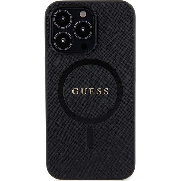 Guess Etui Guess GUHMP13LPSAHMCK Apple iPhone 13/13 Pro hardcase Saffiano MagSafe czarny/black