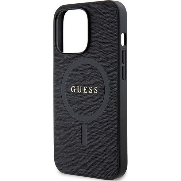 Guess Etui Guess GUHMP13LPSAHMCK Apple iPhone 13/13 Pro hardcase Saffiano MagSafe czarny/black