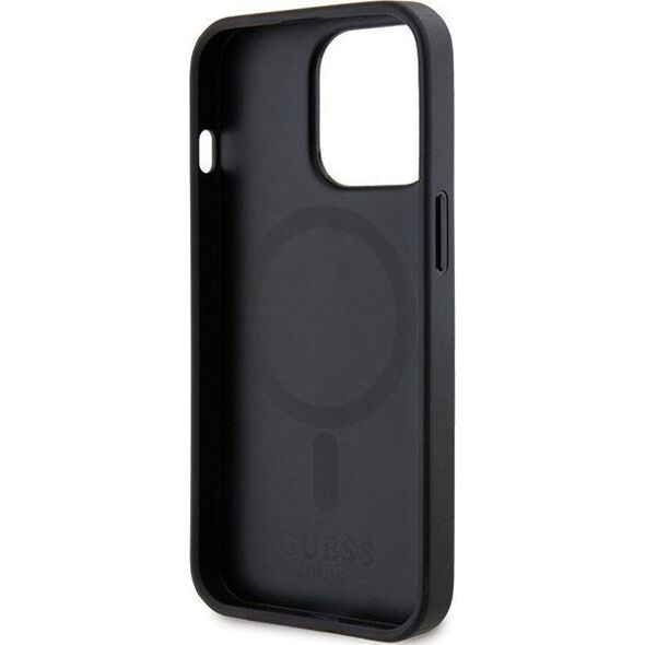 Guess Etui Guess GUHMP13LPSAHMCK Apple iPhone 13/13 Pro hardcase Saffiano MagSafe czarny/black
