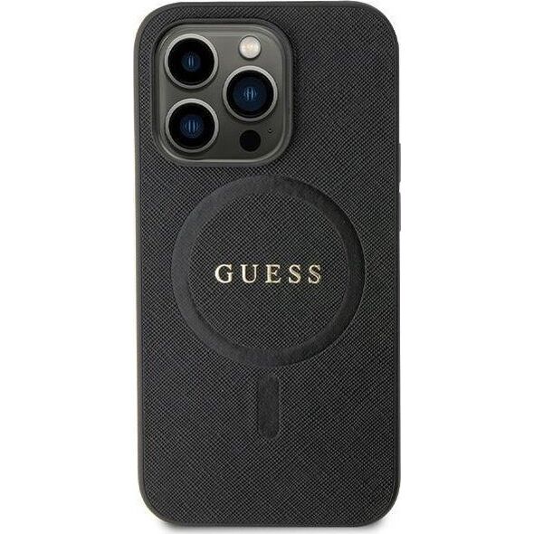 Guess Etui Guess GUHMP13LPSAHMCK Apple iPhone 13/13 Pro hardcase Saffiano MagSafe czarny/black