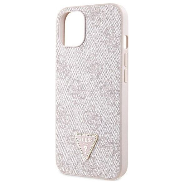 Guess Etui Guess GUHCP14XP4TDSCPP Apple iPhone 14 Pro Max hardcase Crossbody 4G Metal Logo różowy/pink