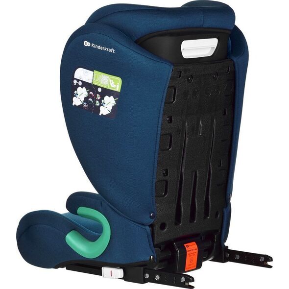 Fotelik samochodowy KinderKraft Kinderkraft Fotel Junior Fix 2 i-Size 100-150cm Harbor Blue