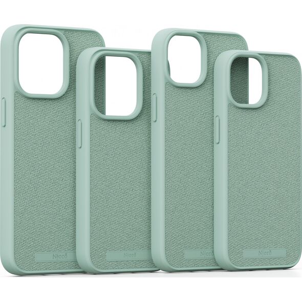 Njord by Elements Etui do iPhone 15 Pro Max MagSafe Tkanina - Turkusowe
