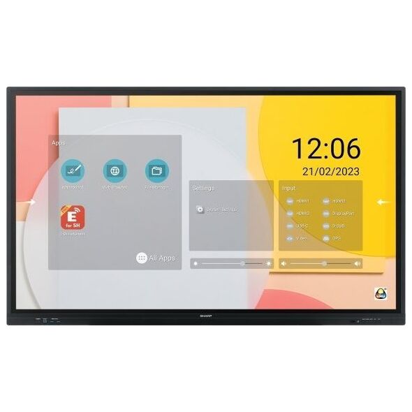 System interaktywny NEC PN-LC652 - 65", interactive display, UHD, 350 cd/m2, Infrared, 20 touch points, OPS Slot, Android SoC, USB-C, HDMI-out.