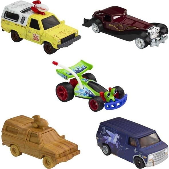 Mattel Hot Wheels PREMIUM 100-lecie Disneya zestaw 5 aut (HKF06)