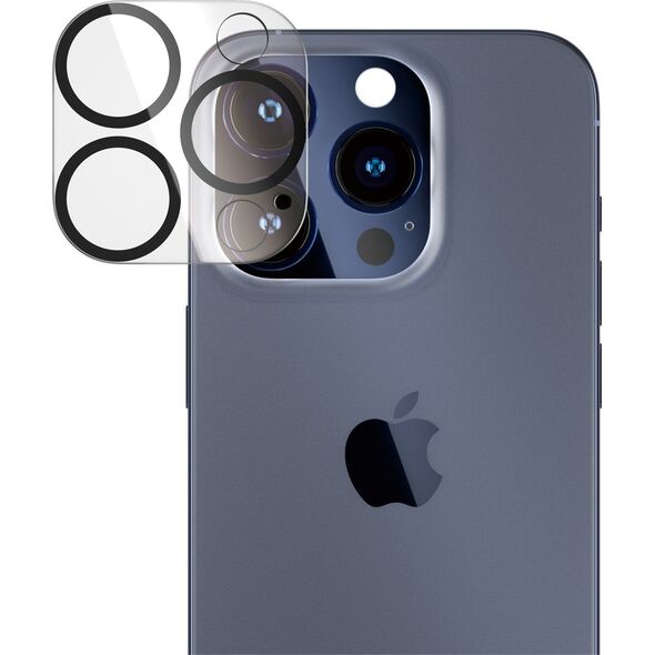 PanzerGlass Szkło ochronne na obiektyw PanzerGlass PicturePerfect iPhone 15 Pro/15 Pro Max czarne