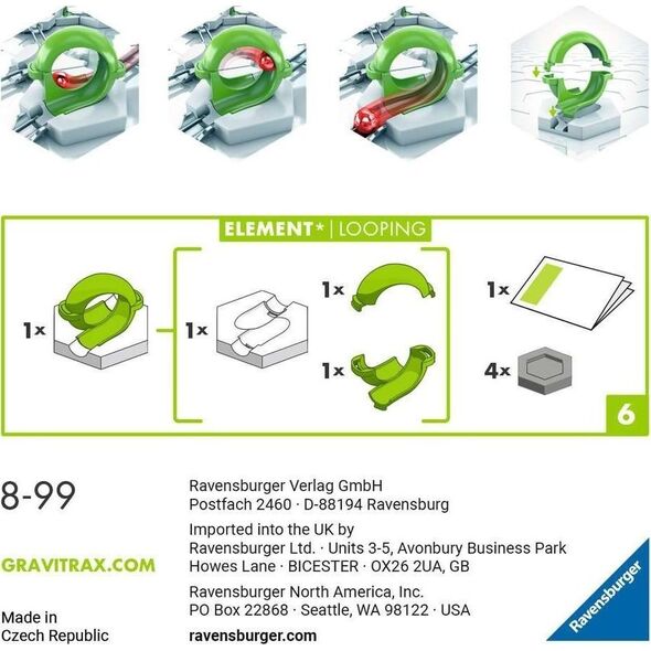 Ravensburger Zestaw Gravitrax Dodatek Pętla