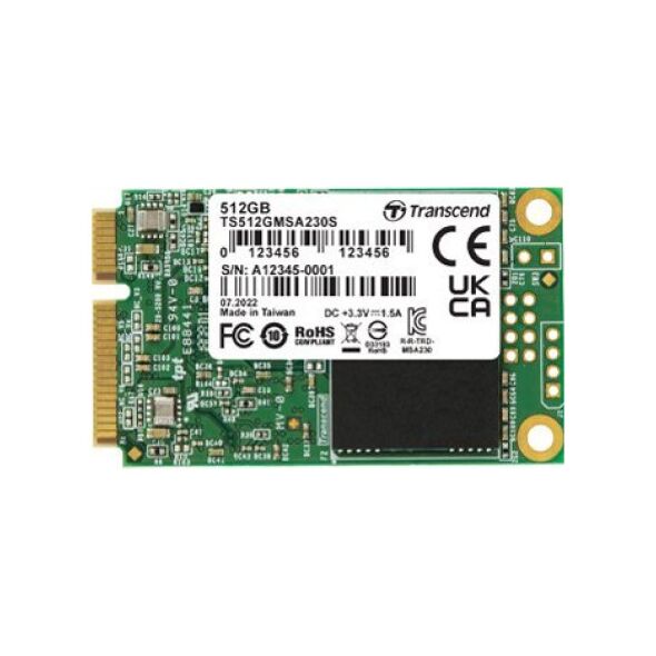 Dysk SSD Transcend 230S 512GB mSATA SATA III (TS512GMSA230S)