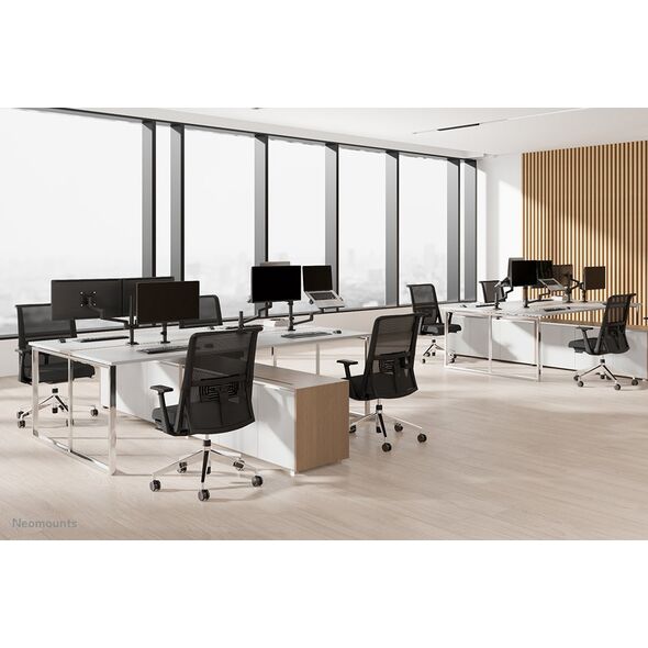 Neomounts Uchwyt biurkowy na 2 monitory 17" - 27" (DS60-425BL2)