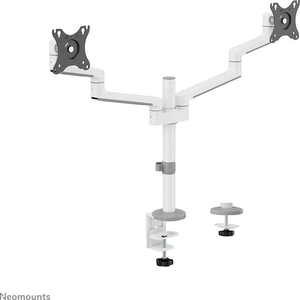 Neomounts Uchwyt biurkowy na 2 monitory 17" - 27" (DS60-425WH2)