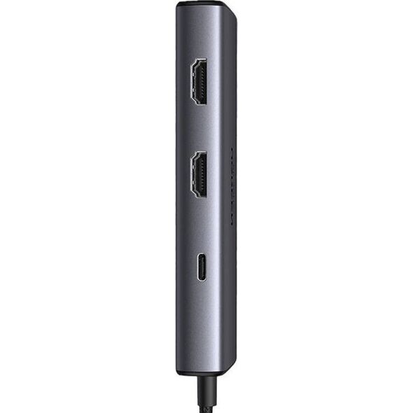 HUB USB Ugreen CM498 1x USB-C 1x USB-C PD 2x HDMI  + 2x USB-A 3.0 (15852)