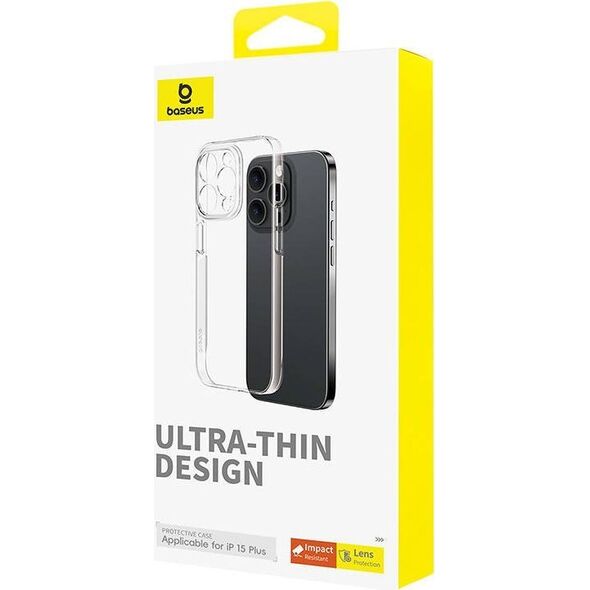 Baseus Etui na telefon iPhone15 Plus Baseus OS-Lucent Series (Przezroczysty)