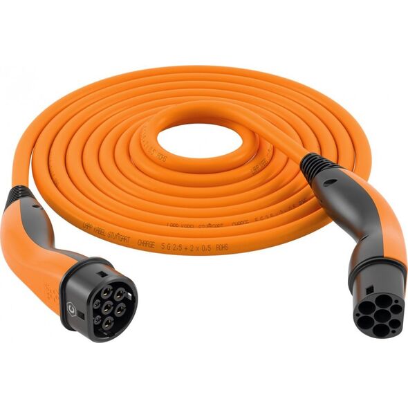 Kabel do ładowania samochodów LAPP Helix Typu 2, do 11 kW, 5 m, pomarańczowy (5555935013)