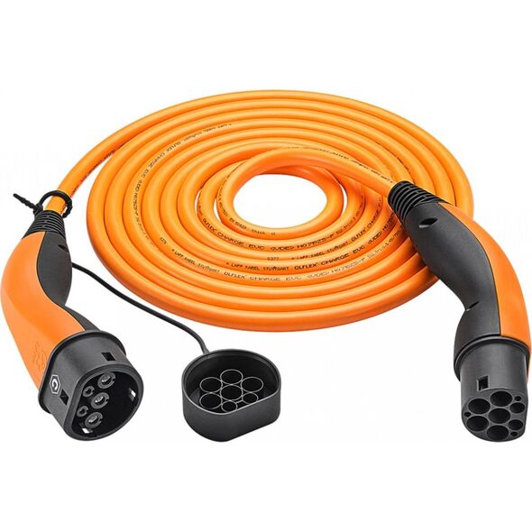 Kabel do ładowania samochodów LAPP Helix Typu 2, do 7,4 kW, 5 m, pomarańczowy (5555935014)
