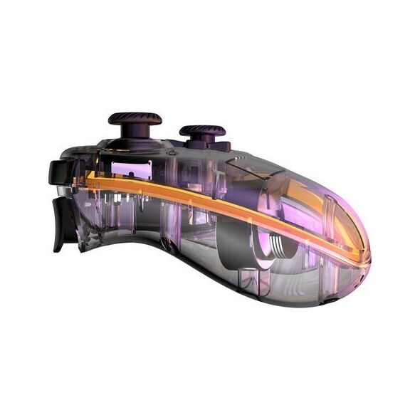 Pad Canyon CANYON GPW-04, 2.4G Wireless Controller with built-in 800mah battery, 2M Type-C charging cable ,Wireless Gamepad for Android / PC / PS3 /PS4 /XBOX360/ Nitendo Switch（RGB Lighting), 151*110*42mm, 208g