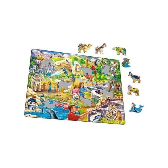 Larsen Układanka Puzzle zoo Maxi