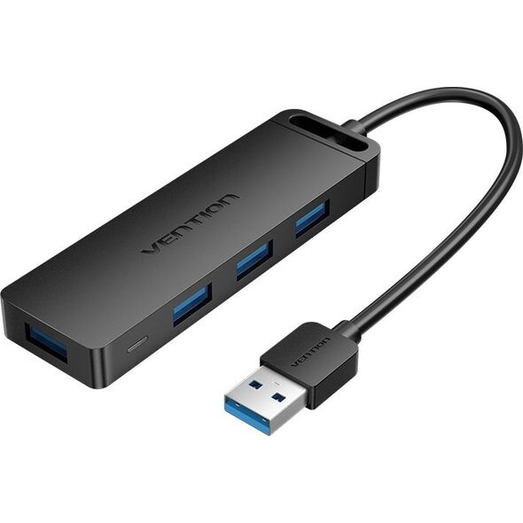 HUB USB Vention Hub USB 3.0 z 4 portami i zasilaczem Vention CHLBD 0,5m czarny