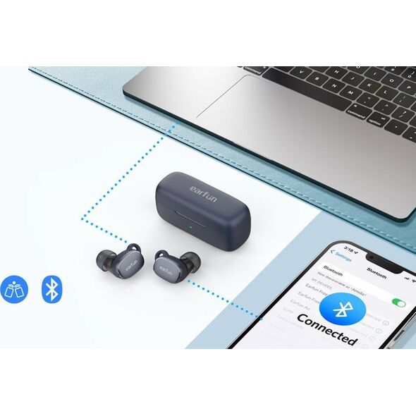 Słuchawki EarFun EarFun Free Pro 3 niebieskie (TW400L)