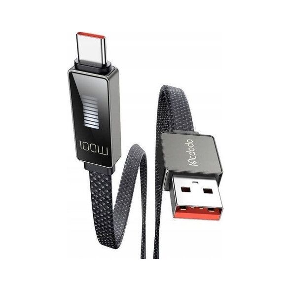 Kabel USB Mcdodo USB-A - USB-C 1.2 m Czarny (CA-4980)