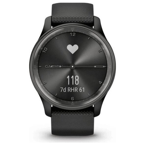 Zegarek sportowy Garmin Smartwatch sportowy Garmin Vivomove Trend Czarny Szary 010-02665-00