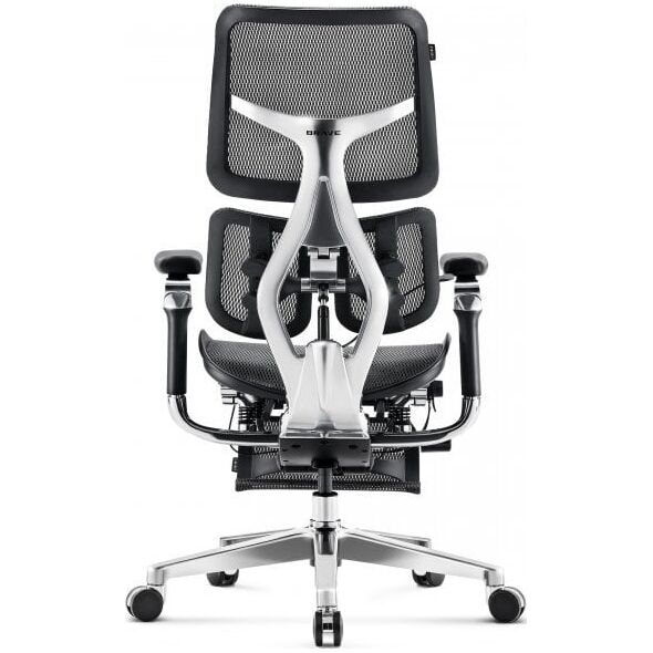 Fotel Diablo Chairs BRAVE Fotel biurowy ergonomiczny V-KINETIC czarny