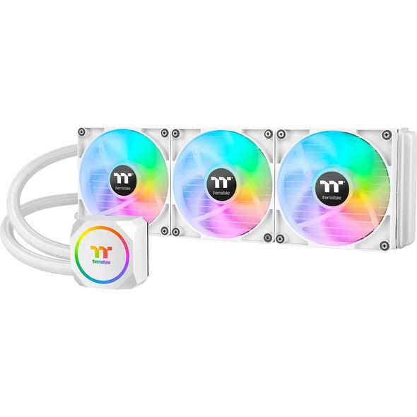 Chłodzenie wodne Thermaltake TH420 ARGB Snow Sync (CL-W369-PL14SW-A)