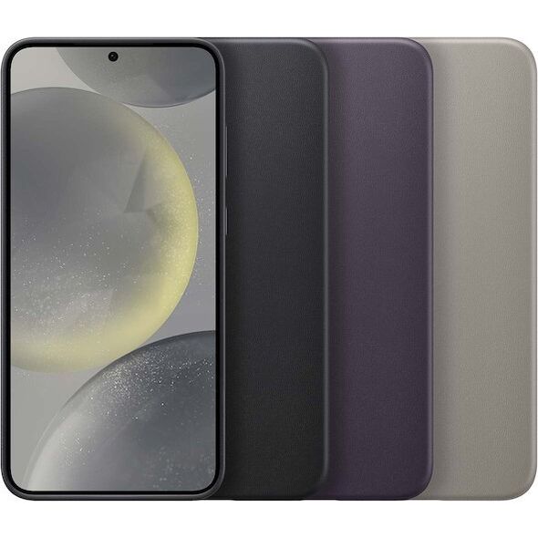 Samsung Etui Samsung Vegan Leather Case Galaxy S24+ ciemnofioletowe