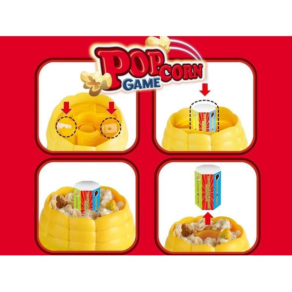Zręcznościowa gra POPCORN złap do kubeczka GR0615