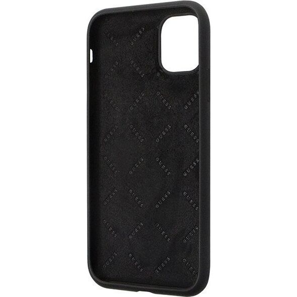 Guess Guess GUHCN614DGPK iPhone 11 / Xr 6.1" czarny/black hardcase Silicone Logo Strass 4G