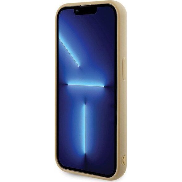 Guess Guess GUHCP15LPMSDGSD iPhone 15 Pro 6.1" złoty/gold hardcase Disco Metal Script