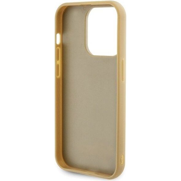Guess Guess GUHCP15LPMSDGSD iPhone 15 Pro 6.1" złoty/gold hardcase Disco Metal Script