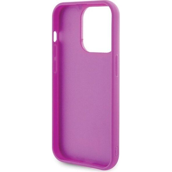 Guess Guess GUHCP15LPMSDGSF iPhone 15 Pro 6.1" fuksja/fuschia hardcase Disco Metal Script