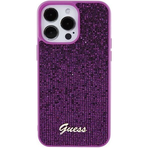 Guess Guess GUHCP15XPMSDGSF iPhone 15 Pro Max 6.7" fuksja/fuschia hardcase Disco Metal Script
