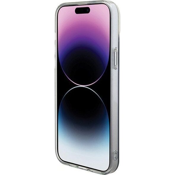 Guess Guess GUHMP15LHITSK iPhone 15 Pro 6.1" wielokolorowy/rainbow hardcase IML Iridescent MagSafe