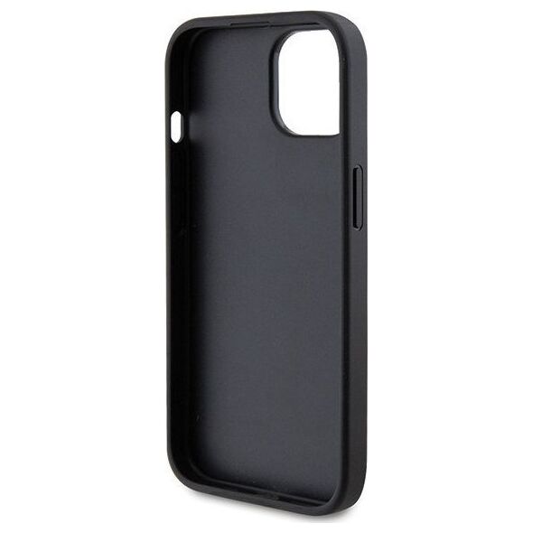 Guess Guess GUHCP15MPS4DGPK iPhone 15 Plus 6.7" czarny/black hardcase Strass Metal Logo