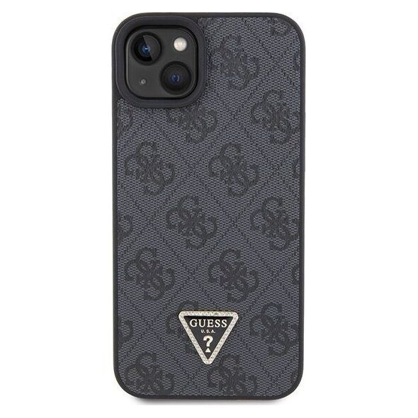 Guess Guess GUHCP15MP4TDSCPK iPhone 15 Plus 6.7" czarny/black hardcase Crossbody 4G Metal Logo