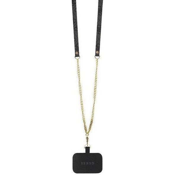 Guess Guess GUHCP15MP4TDSCPK iPhone 15 Plus 6.7" czarny/black hardcase Crossbody 4G Metal Logo