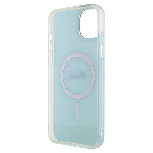 Guess Guess GUHMP15MHITSQ iPhone 15 Plus 6.7" turkusowy/turquoise hardcase IML Iridescent MagSafe