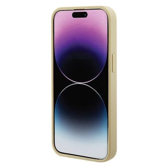 Guess Guess GUHMP15SPSAHMCB iPhone 15 6.1" złoty/gold hardcase Saffiano MagSafe