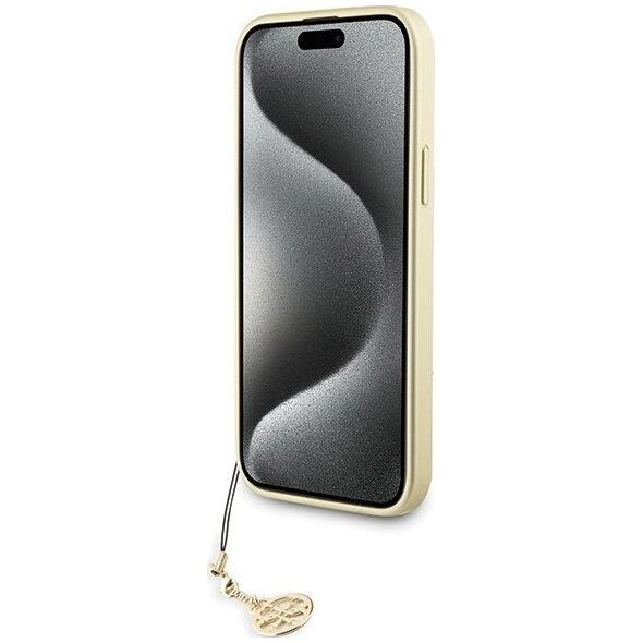 Guess Guess GUHCP15MGF4GGR iPhone 15 Plus 6.7" szary/grey hardcase 4G Charms Collection