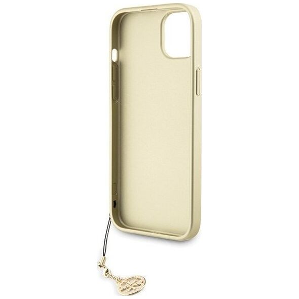Guess Guess GUHCP15MGF4GGR iPhone 15 Plus 6.7" szary/grey hardcase 4G Charms Collection