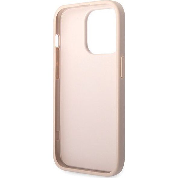 Guess Guess GUHCP15X4GMGPI iPhone 15 Pro Max 6.7" różowy/pink hardcase 4G Big Metal Logo