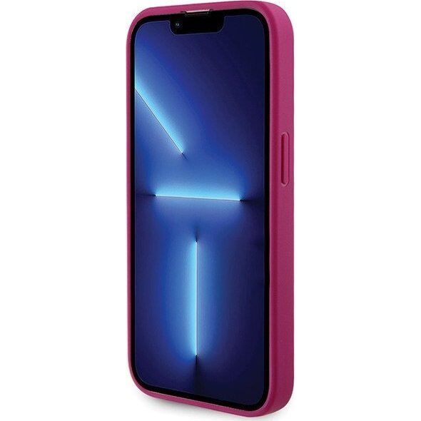 Guess Guess GUHCP15XPS4DGPP iPhone 15 Pro Max 6.7" różowy/pink hardcase Strass Metal Logo