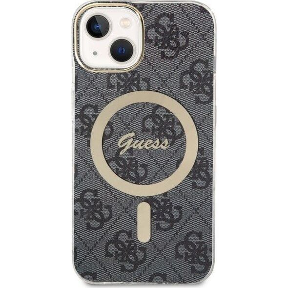 Guess Guess GUHMP14SH4STK iPhone 14 6.1" czarny/black hardcase 4G MagSafe