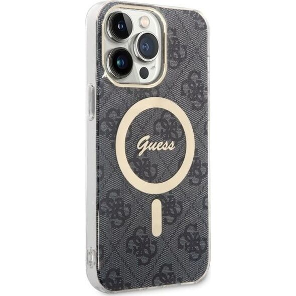 Guess Guess GUHMP14XH4STK iPhone 14 Pro Max 6.7" czarny/black hardcase 4G MagSafe
