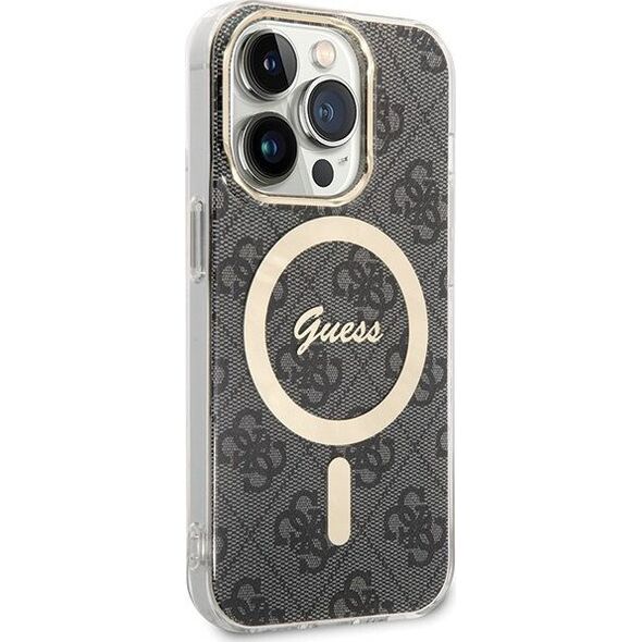 Guess Guess GUHMP15XH4STK iPhone 15 Pro Max 6.7" czarny/black hardcase IML 4G MagSafe