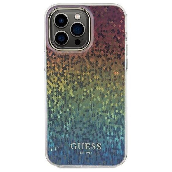 Guess Guess GUHCP13XHDECMI iPhone 13 Pro Max 6.7" wielokolorowy hardcase IML Faceted Mirror Disco Iridescent