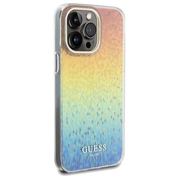 Guess Guess GUHCP13XHDECMI iPhone 13 Pro Max 6.7" wielokolorowy hardcase IML Faceted Mirror Disco Iridescent