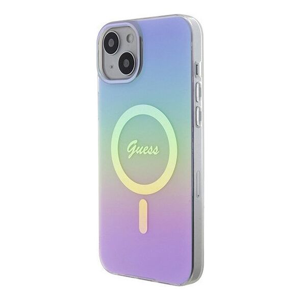 Guess Guess GUHMP15MHITSU iPhone 15 Plus / 14 Plus 6.7" fioletowy/purple hardcase IML Iridescent MagSafe